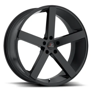Spec-1 Racing – SP-5 – Black – 18″x8″ 35mm – All weather Wheels – SP-CLV-518805112+35GB